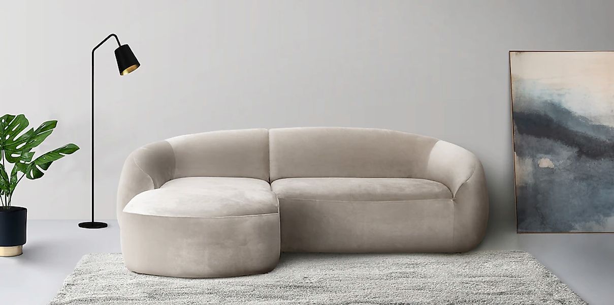 LeGer Home by Lena Gercke Ecksofa "L-Form, Designersofa, organische Form, M günstig online kaufen