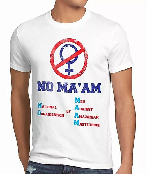 style3 Print-Shirt Herren T-Shirt No MA'AM Bundy schrecklich al nette Serie günstig online kaufen