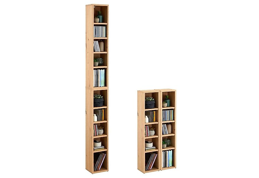 CARO-Möbel CD-Regal CHART, Medienregal aus 2 Modulen, Medien Aufbewahrung b günstig online kaufen