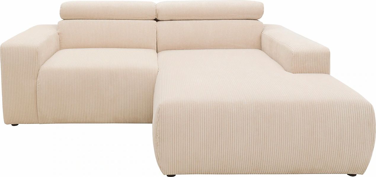 DOMO collection Ecksofa "Brandon kleine Ausführung B/T/H: 214/100/80 cm", M günstig online kaufen