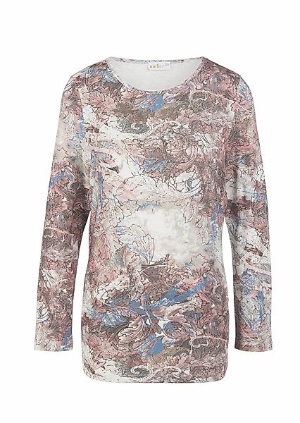 GOLDNER Print-Shirt "Hübsches Druckshirt mit funkelnden Ziersteinchen" günstig online kaufen