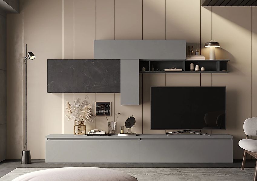 INOSIGN Wohnwand "Infinity, 7tlg. Breite 276 cm, Höhe variabel, Schrankwand günstig online kaufen