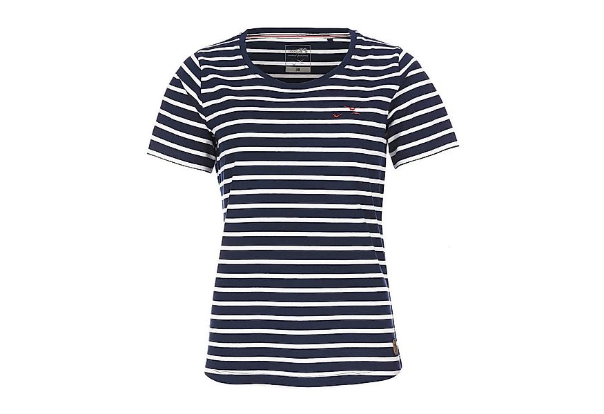 modAS T-Shirt 46902 Damen Kurzarm-Shirt im bretonischen Streifen-Design aus günstig online kaufen