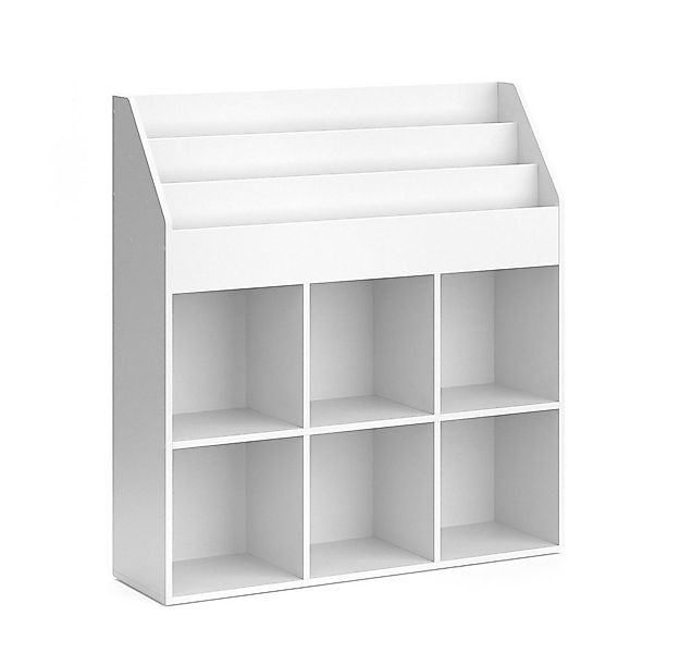 Vicco Bücherregal Luigi, Weiß, 107.2 x 114.2 cm günstig online kaufen