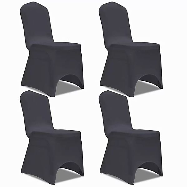 vidaXL Hussen-Set Stretch Stuhlbezug 4 Stück günstig online kaufen