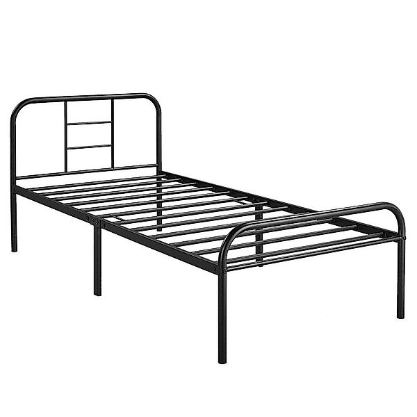 Yaheetech Bettgestell Metallbett Bettrahmen, Einzelbett/Doppelbett günstig online kaufen