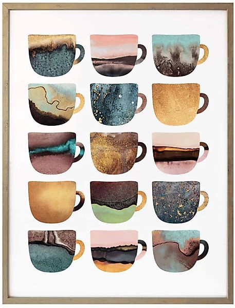 Wall-Art Poster "Kaffeetassen Natur", Geschirr & Besteck, (1 St.) günstig online kaufen