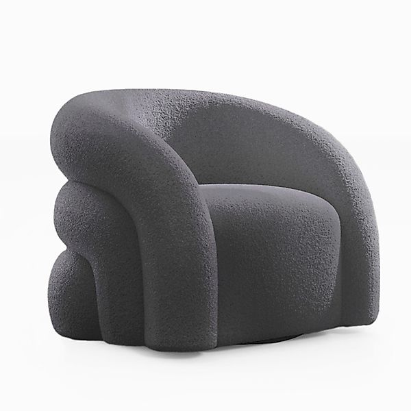 SEYNAR Drehsessel Moderner Boucle-Gewebe Polstersessel, Lesesessel, günstig online kaufen