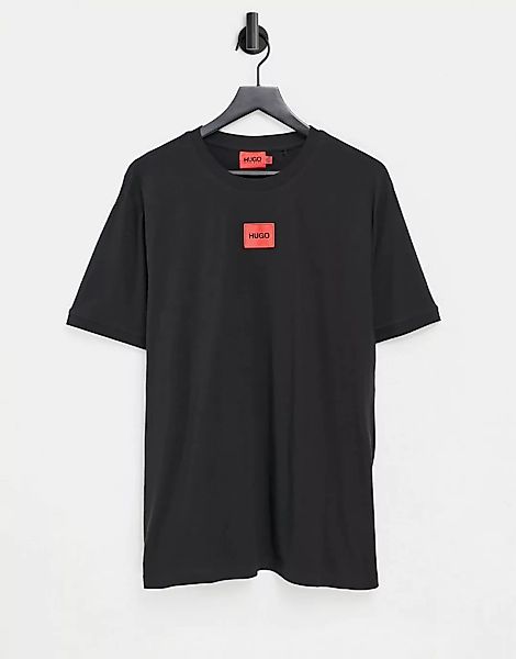 HUGO – Diragolino – T-Shirt in Schwarz günstig online kaufen