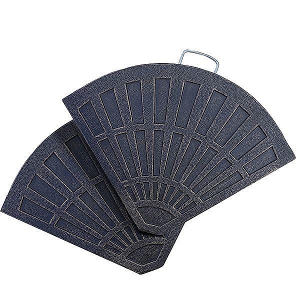Outsunny 2-tlg. Set Gewichte für Sonnenschirmständer, Platten-Schirmständer günstig online kaufen
