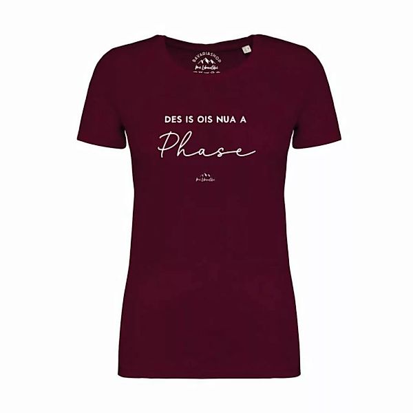 Bavariashop T-Shirt Damen T-Shirt "Des is ois nua a Phase günstig online kaufen