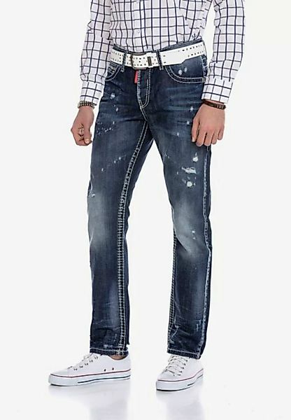 Cipo & Baxx Bequeme Jeans mit stylischen Used-Elementen günstig online kaufen