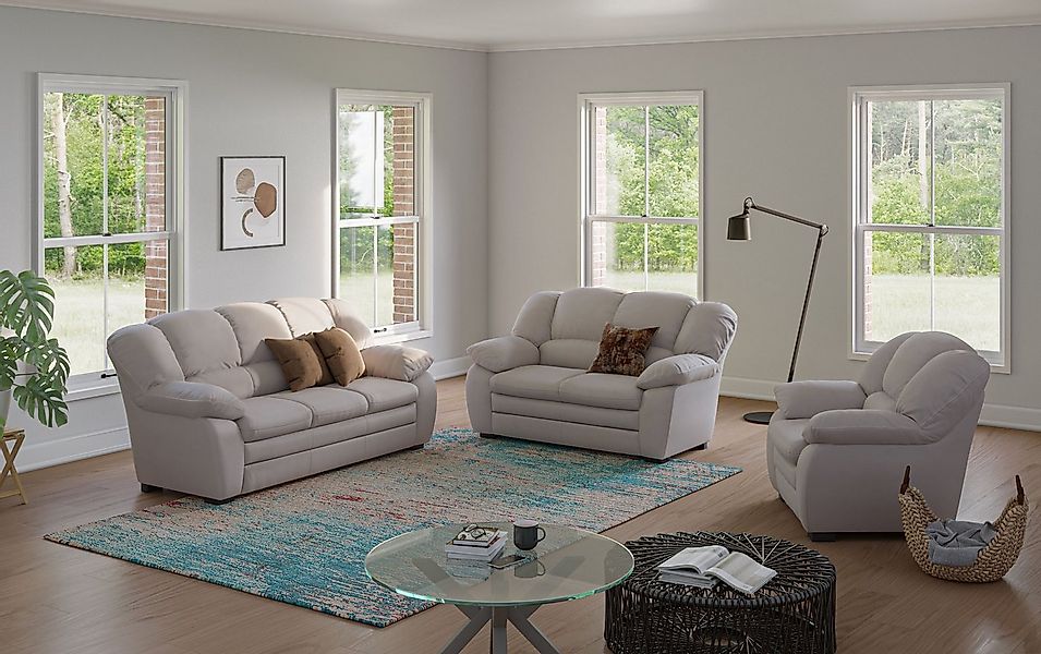 COTTA Polstergarnitur Casino, Sofa Set, 3-2-1 Sitzer, Wohnzimmer Garnitur, günstig online kaufen