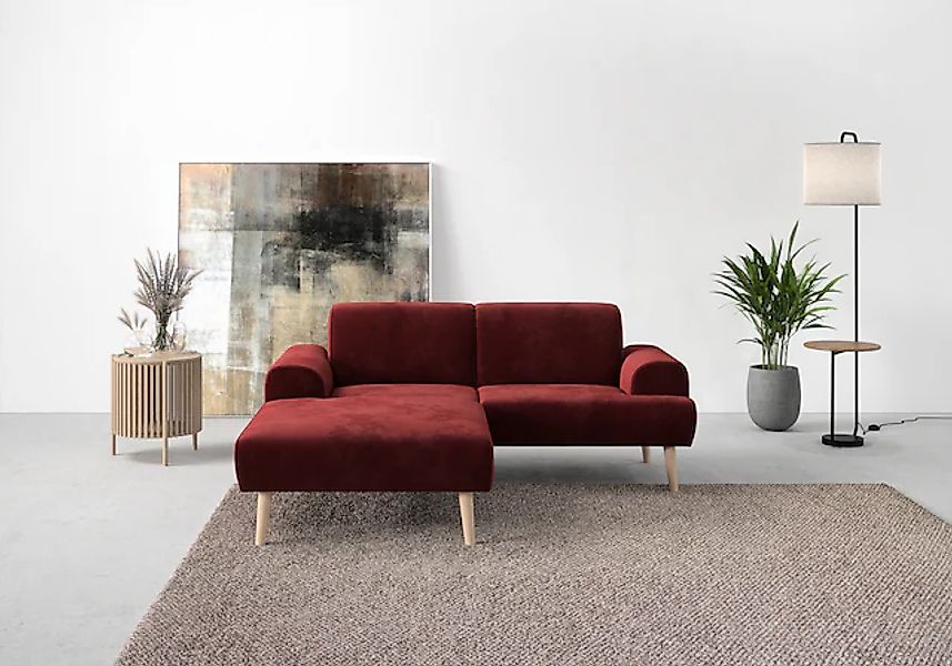andas Ecksofa »Swift Scandic Design, komfortabler Federkern, Breite 192cm, günstig online kaufen