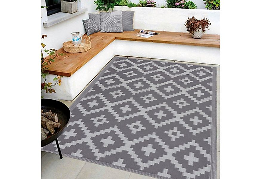 Bestlivings Outdoorteppich Flachgewebe verschiedene Größen/Designs, Rechtec günstig online kaufen