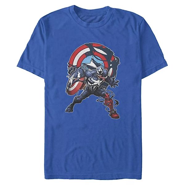 Marvel - Captain America Captain Venom W Symbol - Männer T-Shirt günstig online kaufen