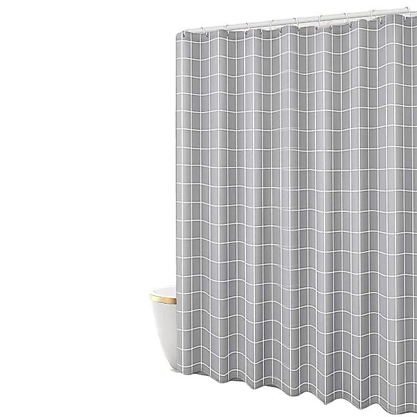 HomeBella Duschvorhang Kariert Textil Antischimmel Schimmelresistent günstig online kaufen