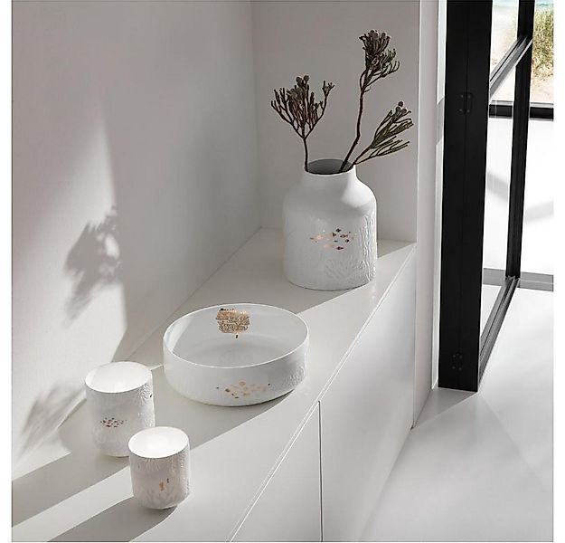 Räder Kerzenhalter Design Windlicht Unterwasserwelt Seepferdchen Weiß (10,2 günstig online kaufen