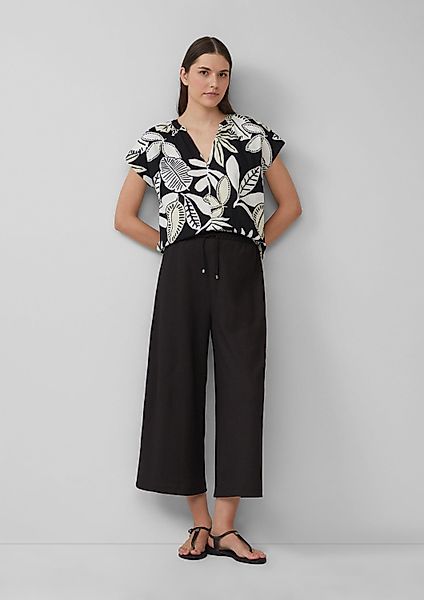 s.Oliver Culotte Hose Strukturierte Culotte mit günstig online kaufen