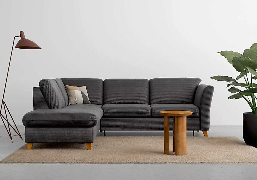 Home affaire Ecksofa Trelleborg L-Form, wahlweise mit Bettfunktion und Bett günstig online kaufen