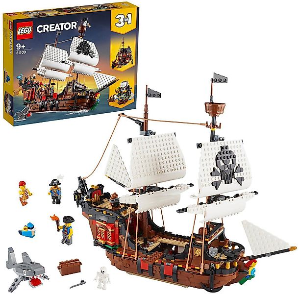 LEGO® Piratenschiff (31109), LEGO® Creator 3in1 Konstruktionsspielsteine, ( günstig online kaufen