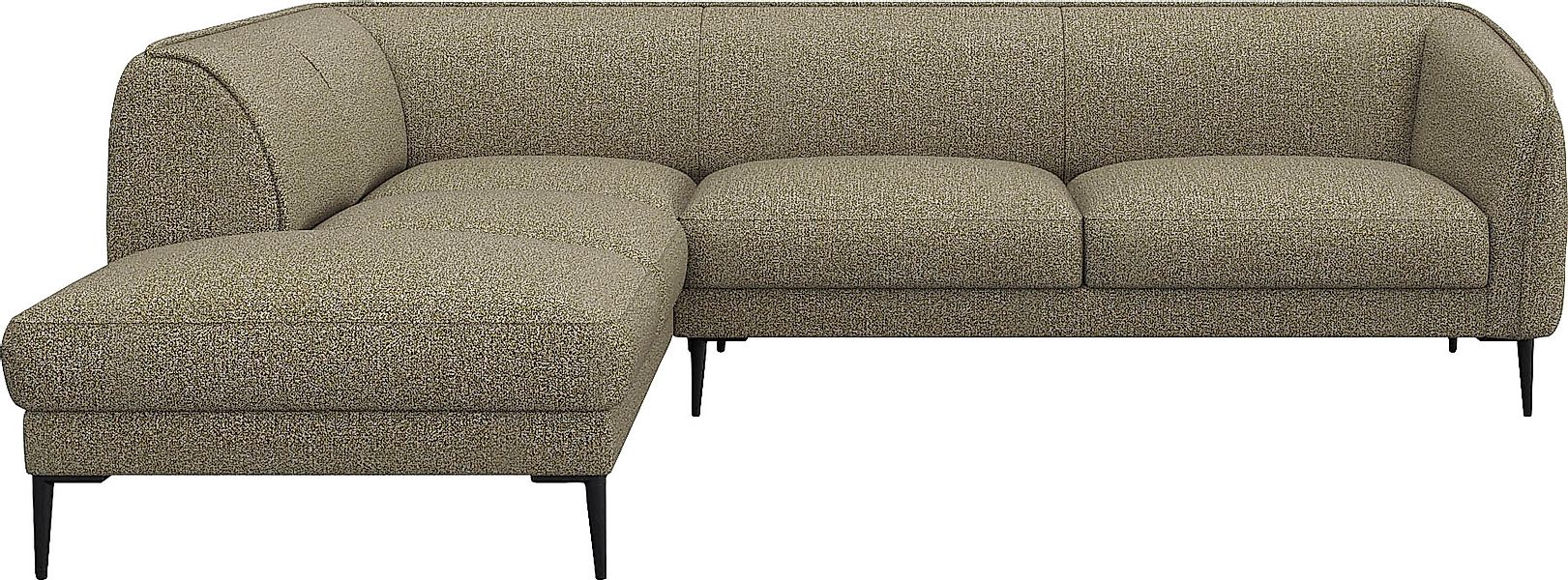 FLEXLUX Ecksofa »Belle Designsofa, L-Form, B/T 268/209 cm«, Skandinavisches günstig online kaufen