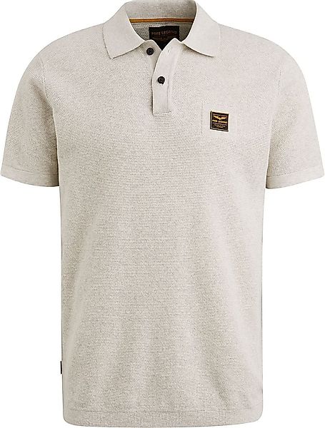 PME Legend Poloshirt Knitted Ecru - Größe XXL günstig online kaufen