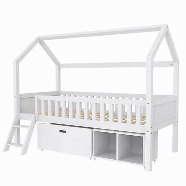 autolock Kinderbett Kinderbett Jugendbett 200x90 Mit Schubladen und Ablagef günstig online kaufen