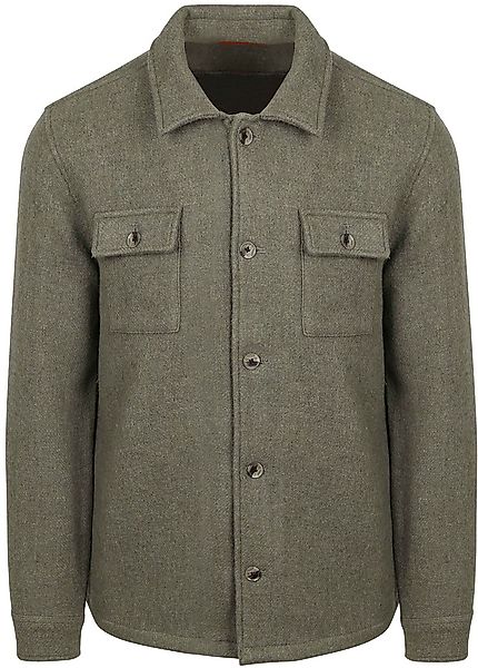 Suitable Overshirt Wool Blend Grün - Größe L günstig online kaufen