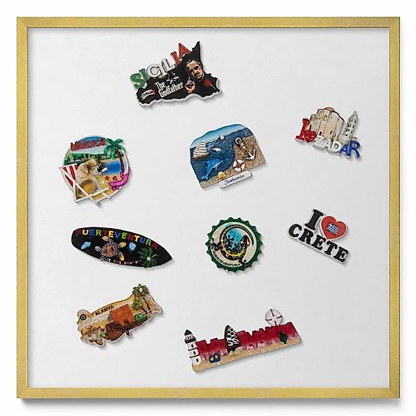 Tulup Magnettafel Magnettafel für Urlaubsmitbringsel Farbe Weiß 50x50 cm Me günstig online kaufen