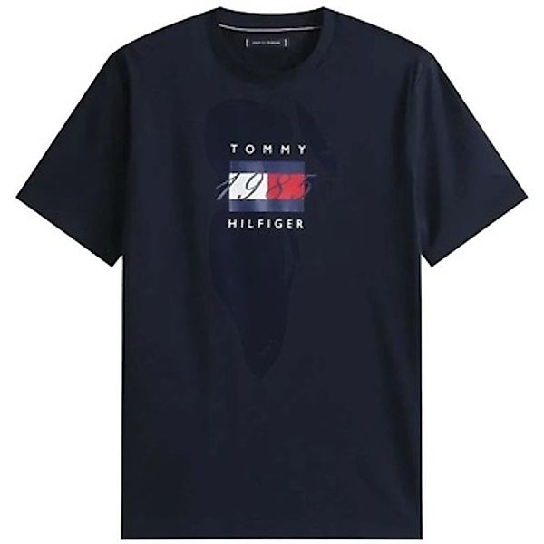 Tommy Hilfiger  T-Shirt LINEAR FLAG GRAPHIC TEE günstig online kaufen
