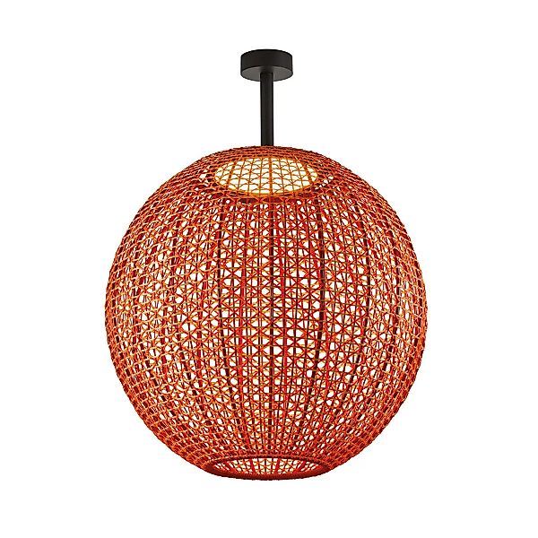 Bover Nans Sphere PF/60 LED-Außendeckenleuchte rot günstig online kaufen