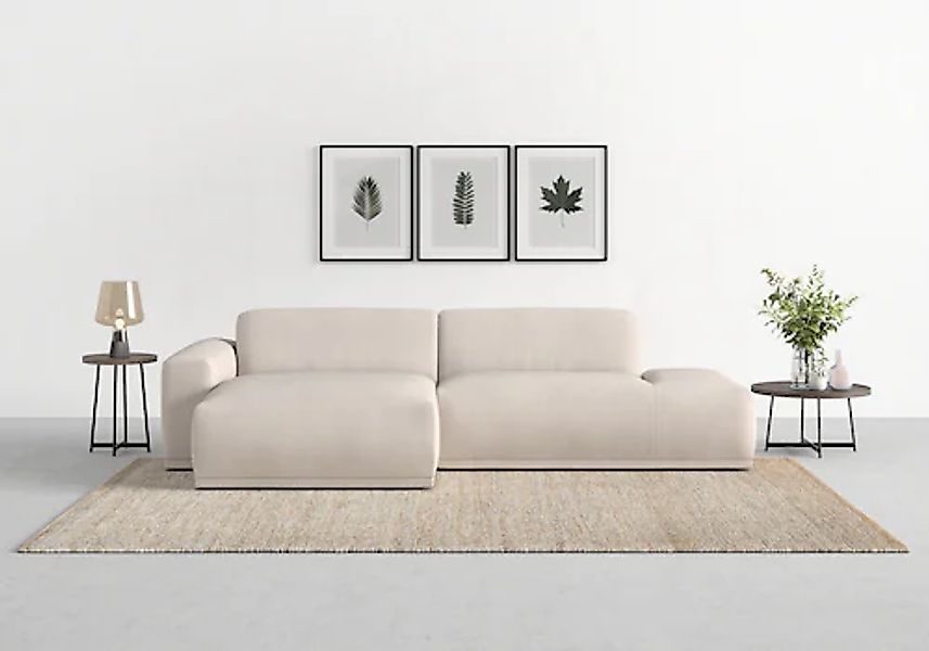 TRENDMANUFAKTUR Ecksofa Braga, aus 2 Teilen, moderner Cord-Stoff günstig online kaufen