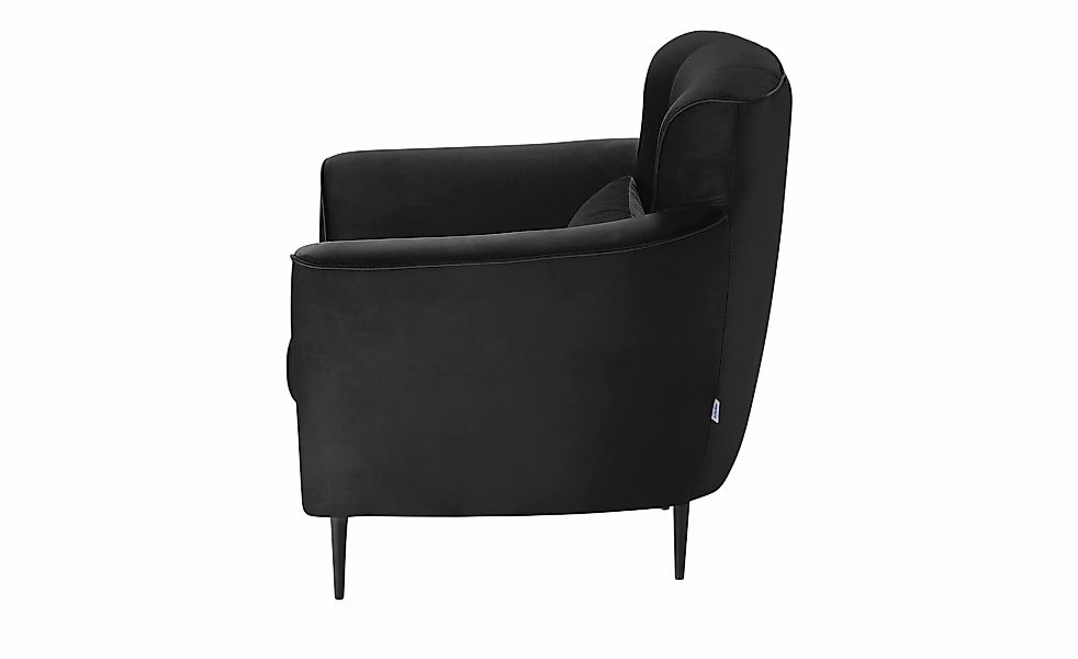 switch Samtsessel aus Samt Teddy ¦ schwarz ¦ Maße (cm): B: 87 H: 82 T: 83.0 günstig online kaufen