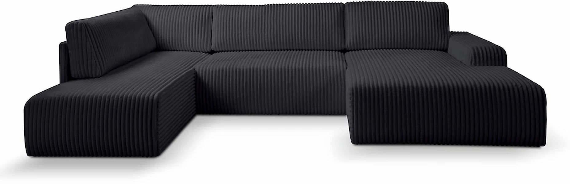 WERK2 Wohnlandschaft »Rotterdam-U, U-Form, in kuschelweichem Cord oder Brei günstig online kaufen