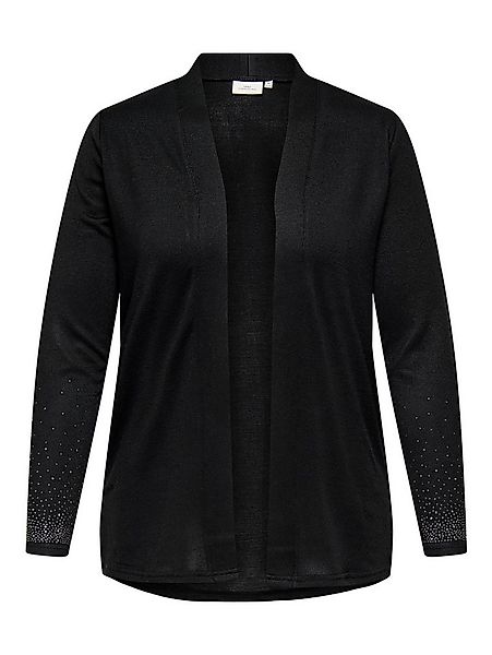 ONLY CARMAKOMA Strickjacke CARALBA L/S V-NECK CARDIGAN JRS mit Glitzerstein günstig online kaufen