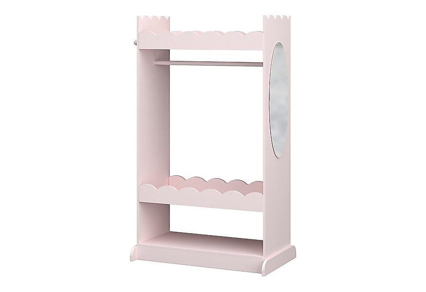 en.casa Garderobenständer, für Kinder »Vestnes« mit Spiegel 115x63x38 cm Co günstig online kaufen