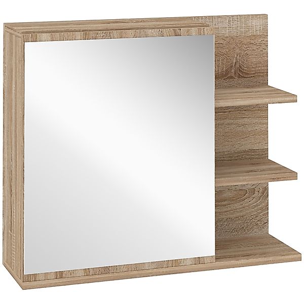 kleankin Spiegelschrank Badschrank Hängeschrank Badmöbel Wandschrank Mehrzw günstig online kaufen