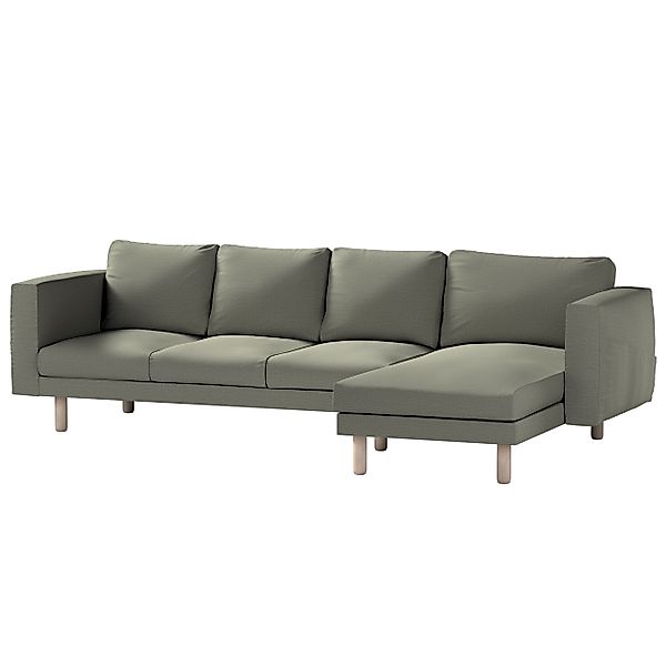 Bezug für Norsborg 4-Sitzer Sofa mit Recamiere, grau-beige, Norsborg Bezug günstig online kaufen