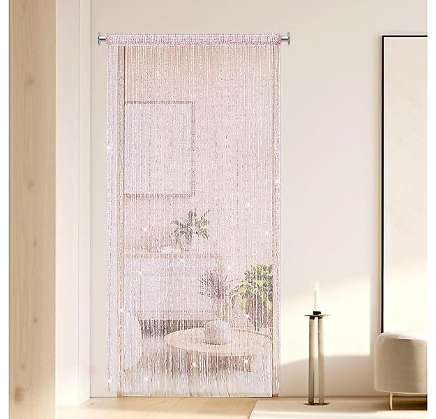 FELIXLEO Türvorhang Tür-Fadenvorhang Aufhängen Pailletten-Dekor Boho 100 x günstig online kaufen