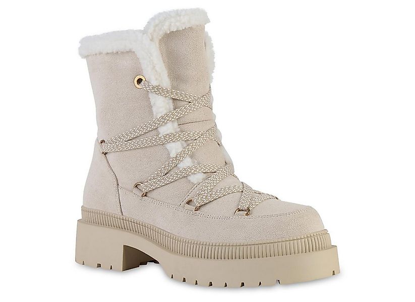 VAN HILL 841472 Schnürstiefelette Damen Leicht Gefüttert Schnürstiefeletten günstig online kaufen