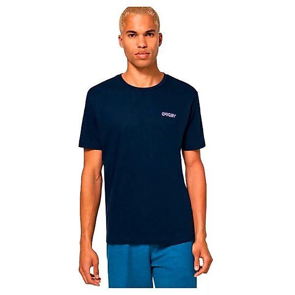Oakley Apparel Twisted Wave B1b Kurzärmeliges T-shirt M Fathom günstig online kaufen