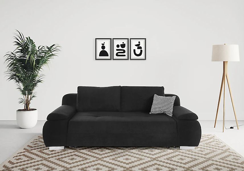 INOSIGN Schlafsofa "Pumo", mit Boxspring-Aufbau, Bettfunktion und Bettkaste günstig online kaufen