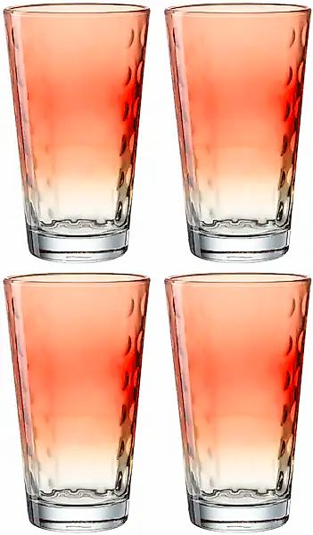 LEONARDO Gläser-Set »OPTIC«, (Set, 4 tlg.), 540 ml, 4-teilig günstig online kaufen