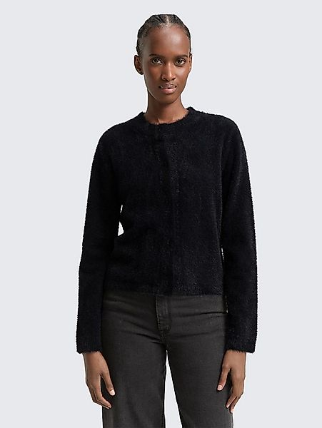 TOM TAILOR Denim Strickpullover Pullover & Strickjacken Cardigan aus Federg günstig online kaufen