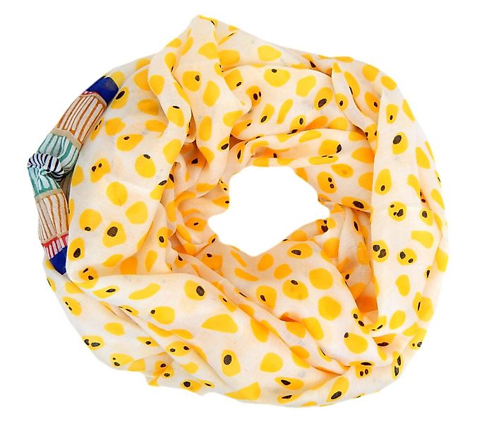 Ella Jonte Loop, mit Punkten & Streifen – Hochwertiger Baumwolle-Viskose-Mi günstig online kaufen