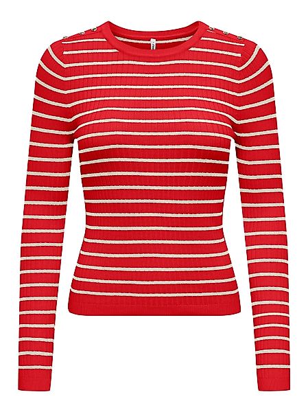 ONLY Strickpullover ONLMILA LS STRIPE BUTTON günstig online kaufen