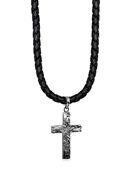 Kuzzoi Kette mit Anhänger Herren Lederkette günstig online kaufen