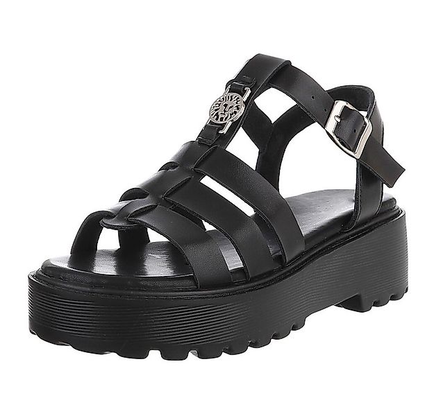 Ital-Design Moderne Sandalen für lässige Sommeranlässe Plateausandaletten ( günstig online kaufen
