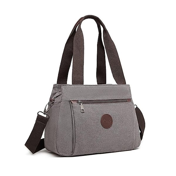 KONO Shopper Canvas Handtasche Frauen Schultertasche günstig online kaufen